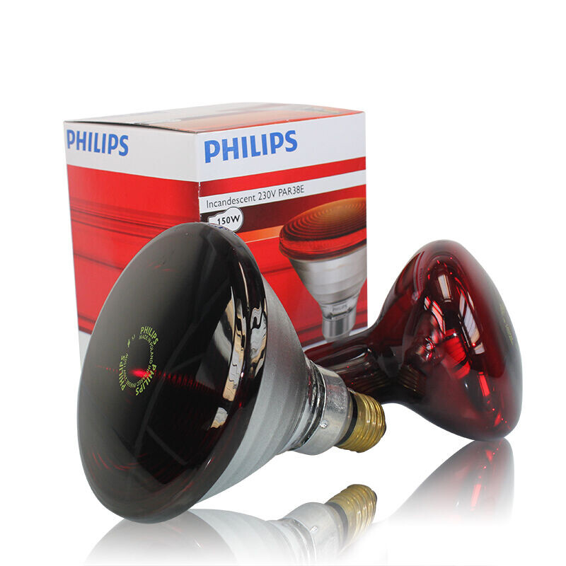 飞利浦(PHILIPS) 红外线灯泡100W 150W红外线灯泡 理疗仪家用配件 150W